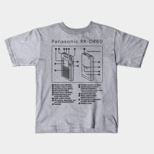 Panasonic RR-DR60 Handheld Digital IC Recorder Kids T-Shirt